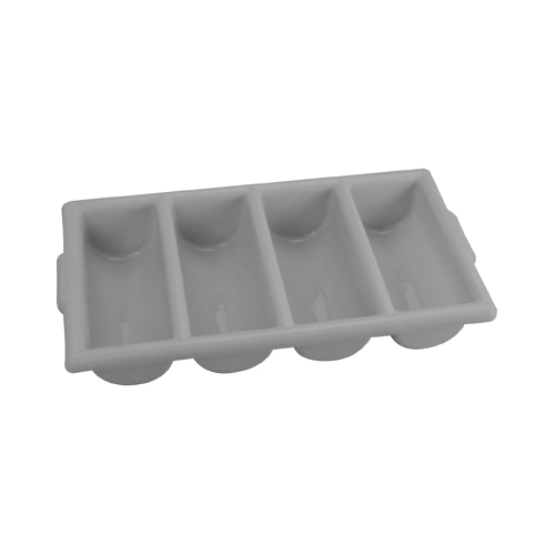 CHEF INOX CUTLERY BOX-4-COMP GREY