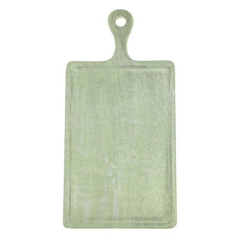 MANGOWOOD SERVING BOARD RECT w/HDL 260x360x180mm GREEN