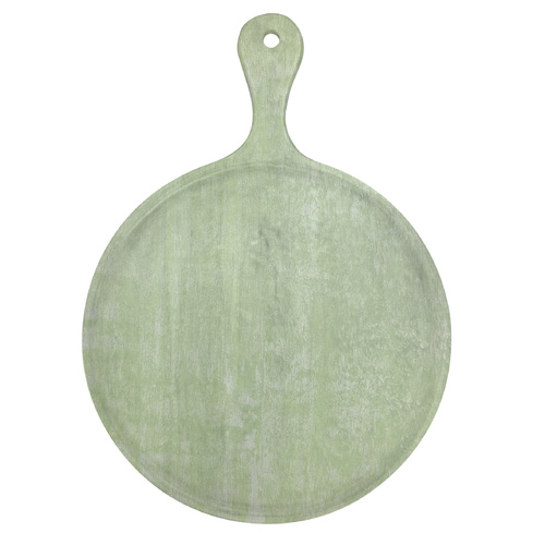 MANGOWOOD SERVING BOARD ROUND w/HDL 570x780x35mm GREEN