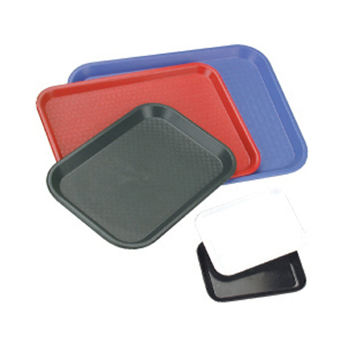 CHEF INOX PLASTIC TRAY-275x350mm POLYPROP RED