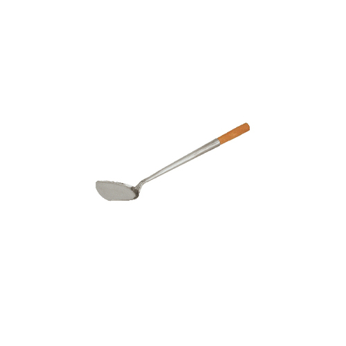 CHEF INOX WOK TURNER-S/S, WOODEN HANDLE 125x390mm