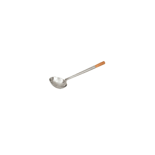 CHEF INOX LADLE-S/S, WOODEN HANDLE 115x355mm