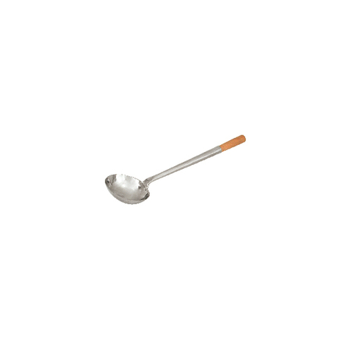 CHEF INOX LADLE-S/S, WOODEN HANDLE 125x410mm