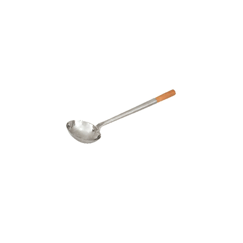 CHEF INOX LADLE-S/S, WOODEN HANDLE 135x410mm