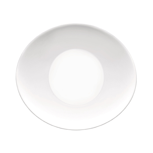 PROMETEO-OVAL PLATTER 220x190mm COUPE WHITE