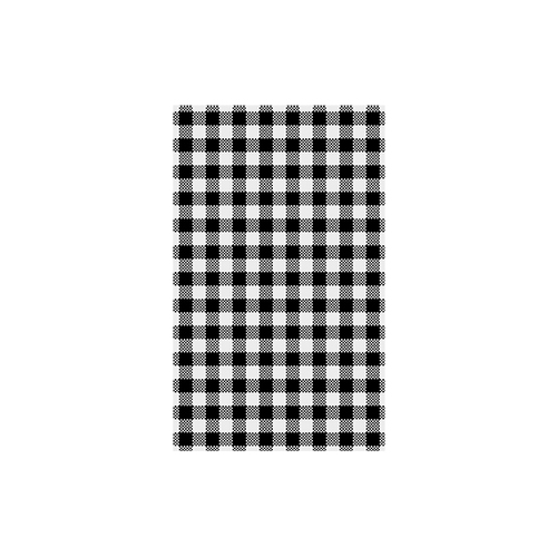 GREASEPROOF PAPER GINGHAM BLACK 190x310mm (200 sheet)