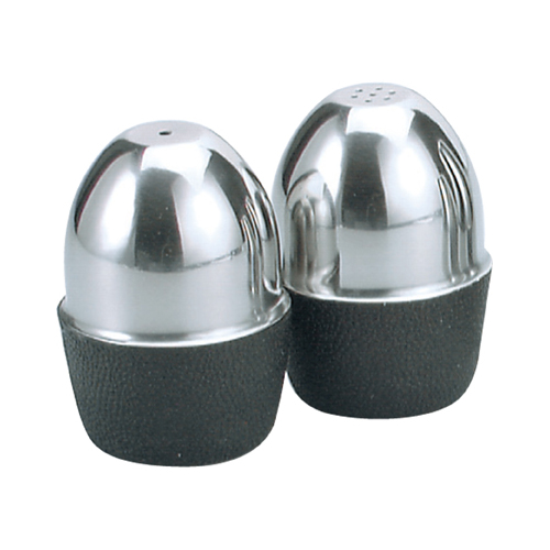 CHEF INOX SALT&amp;PEPPER SHAKER-S/S EGG SHAPE