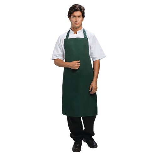 EDLP - Whites Bib Apron Polycotton Green