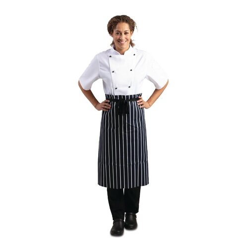 Whites Butchers Stripe Apron - 760x920mm 30x36"