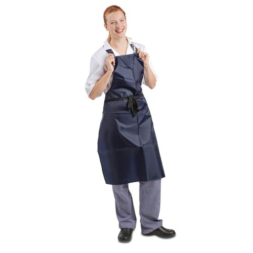 EDLP - Whites Waterproof Bib Apron Blue