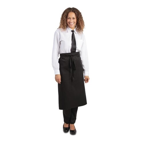 Whites Black Chef Aprons - 30x36''