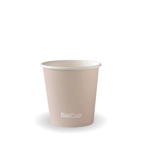 4oz Aqueous Coated Hot Paper BioCup - stone Pack Size 2000