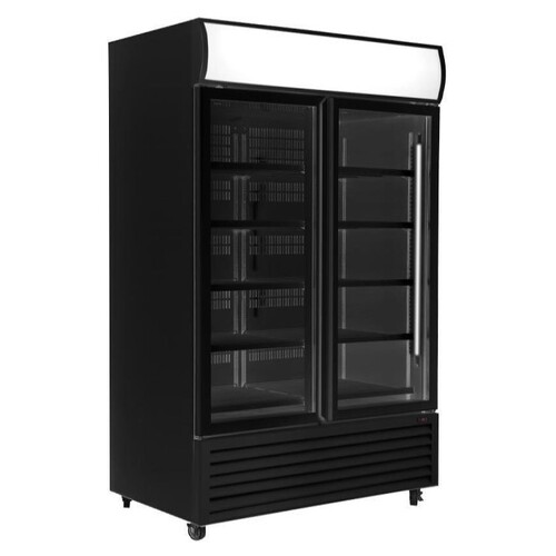 AQ 2 DOOR FRIDGE - BLACK