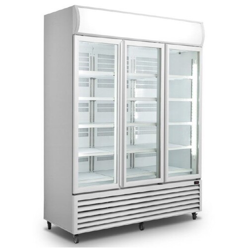 AQ 3 DOOR FRIDGE - WHITE