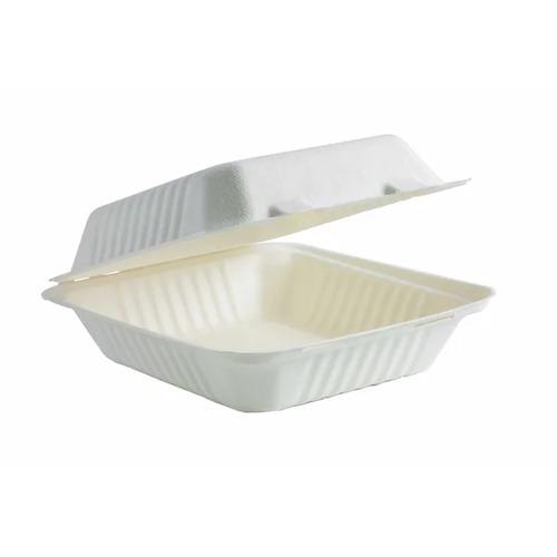 20x22x9cm (7.8x8x3") clamshell - white Pack Size 200