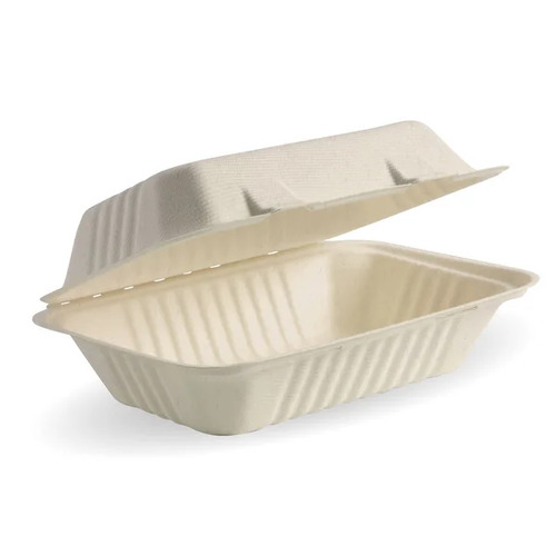 23x15x8cm (9x6x3") clamshell - natural Pack Size 250