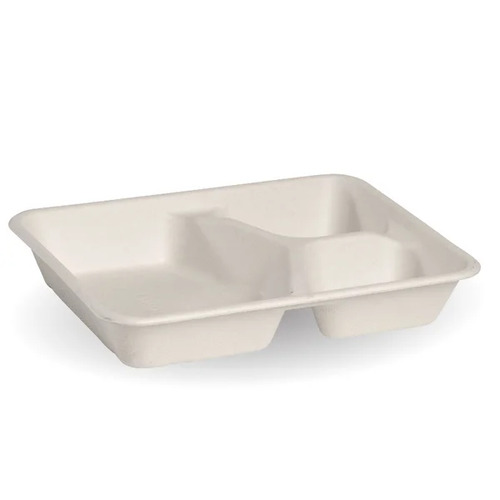 3 compartment base - 240x180x40mm - 530/150/150ml - white Pack Size 500