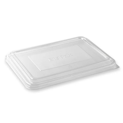 2 and 3 Compartment RPET Takeaway Lid - 500/Carton - Natural - Pack Size 500