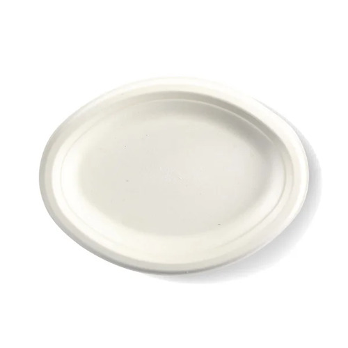 26x19cm (10.25x7.75") oval plate - white Pack Size 500