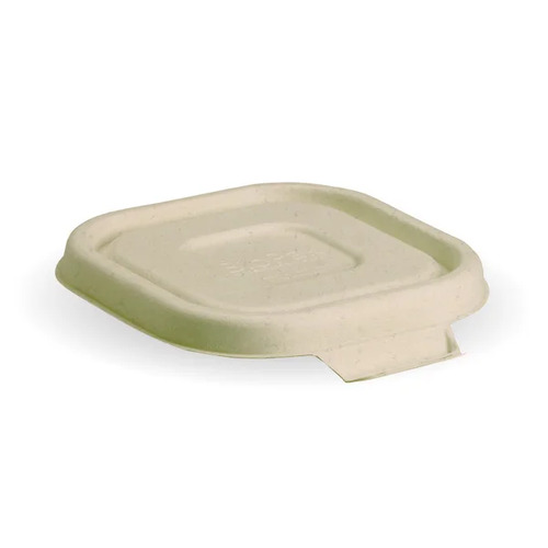 280 480 and 630ml base sugarcane lid - natural Pack Size 600