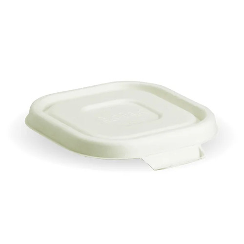 280 480 and 630ml base sugarcane lid - white Pack Size 600