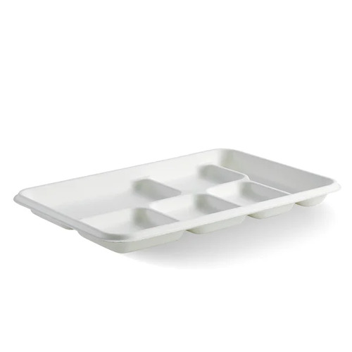 6-compartment tray - 320x215x25mm - white Pack Size 250