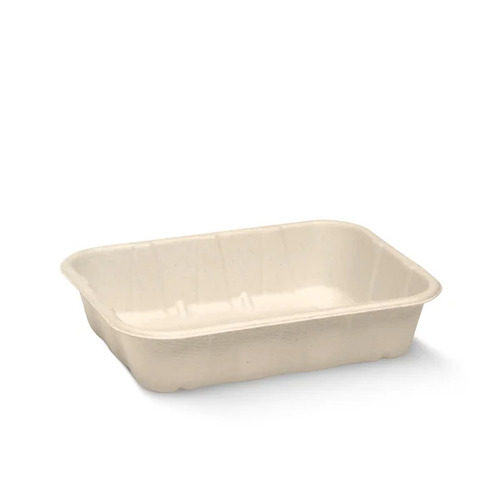 182x137x41mm (500g) produce trays - natural Pack Size 500