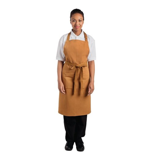 Southside Bib Apron Tan - 1000x700mm