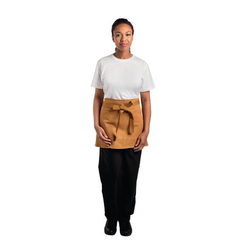 Southside Bistro Apron Denim Tan - 700x430mm