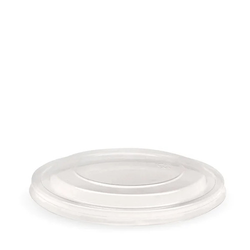 500-1000ml Kraft BioBowl PLA lid - clear Pack Size 400