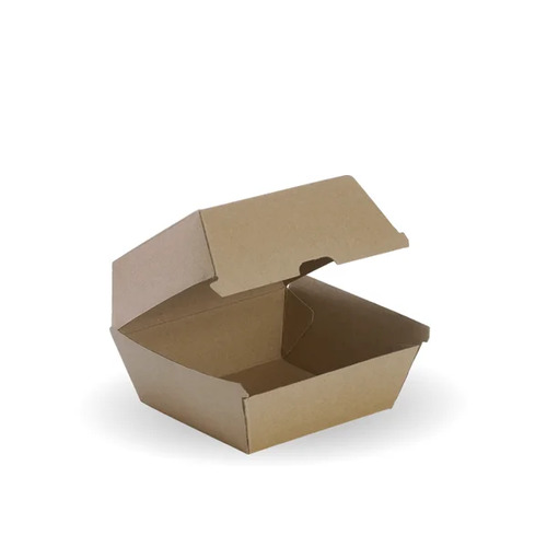 Burger box - 105 x 105 x 85mm - kraft Pack Size 250