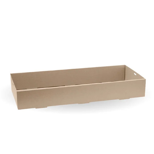 BioBoard Catering Tray - Large - FSC Recycled - kraft Pack Size 50