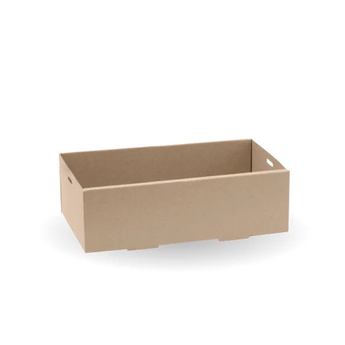 BioBoard Catering Tray - Extra Small - FSC Recycled - kraft Pack Size 100