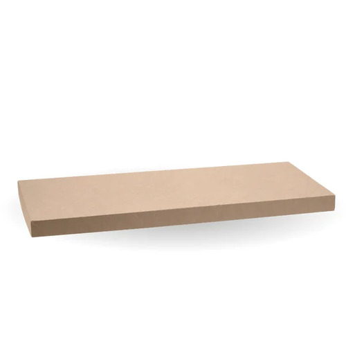 BioBoard Catering Tray Paper Lid - Large - FSC Mix - kraft Pack Size 50