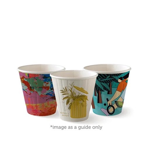 295ml (8oz) (90mm) cup (fits small lids) - art series Pack Size 1000