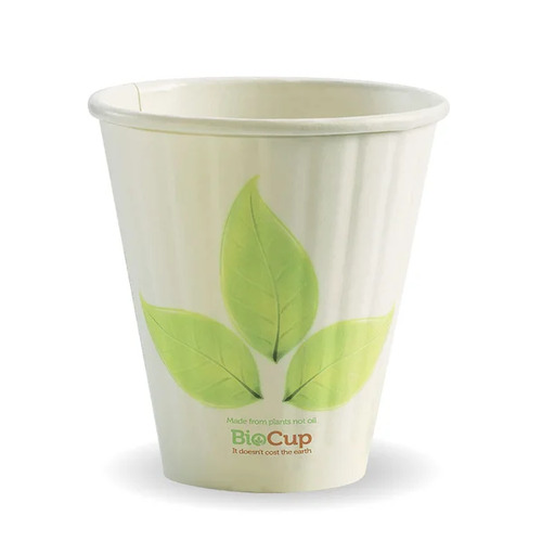 295ml (8oz) (90mm) cup (fits small lids) - leaf Pack Size 1000