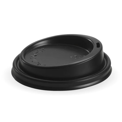 90mm PS large lid - fits all 90mm cups - black Pack Size 1000