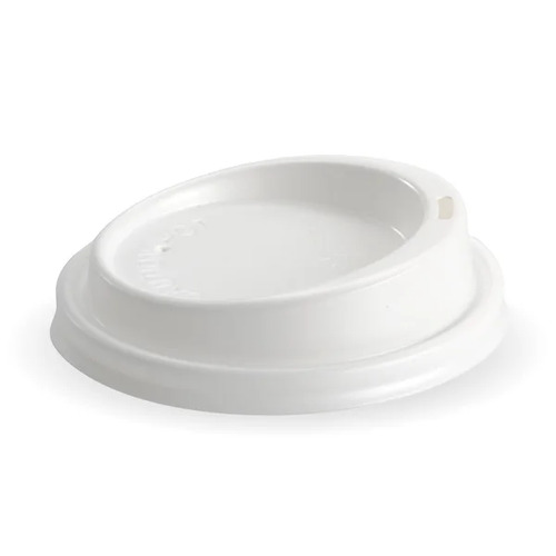 90mm PS large lid - fits all 90mm cups - White Pack Size 1000 (CTN 1000)