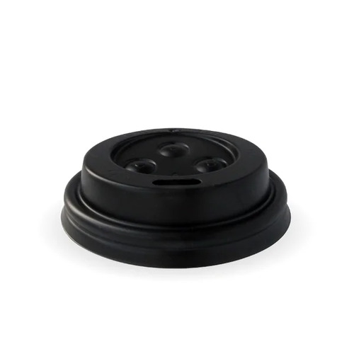 63mm PS sipper lid - fits 63mm cups - black Pack Size 1000