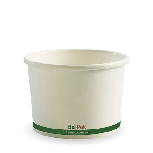 550ml (16oz) bowl - white green stripe Pack Size 500