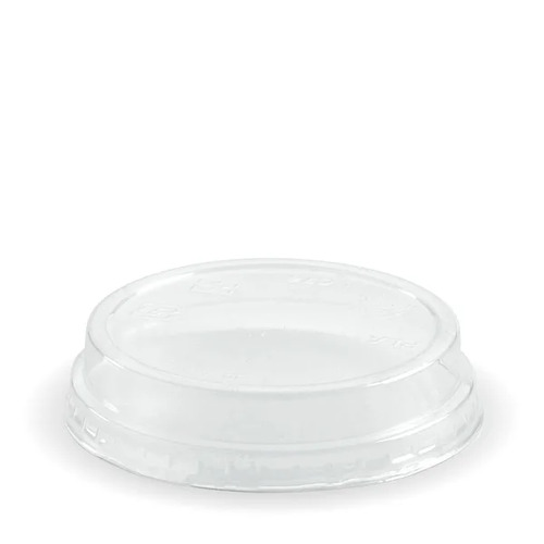 60ml sauce and 150-280ml cup dome lid with no hole - clear Pack Size 2000