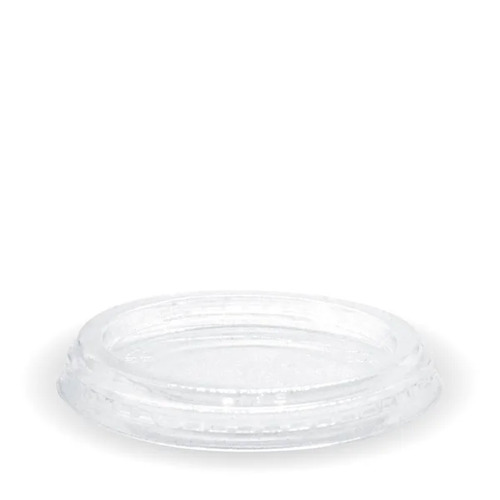 60ml sauce and 150-280ml cup flat lid - clear Pack Size 1000