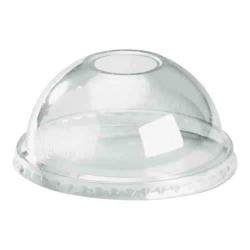 300-700ml cup dome lid with 20mm hole - clear Pack Size 1000