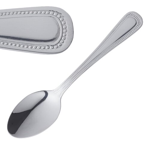 Bead Tea Spoon St/St (Box 12)