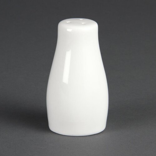 Olympia Whiteware Salt Shaker - 90mm 3 1/2" (Box 12)