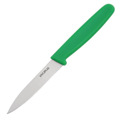 Hygiplas Paring Knife Green - 3"