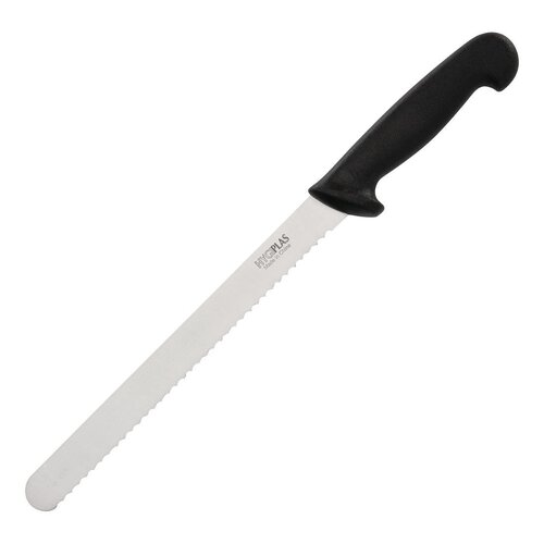 Hygiplas Slicer Serrated Black - 10"