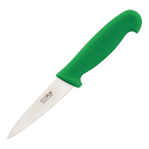 Hygiplas Paring Knife Green - 3 1/2"