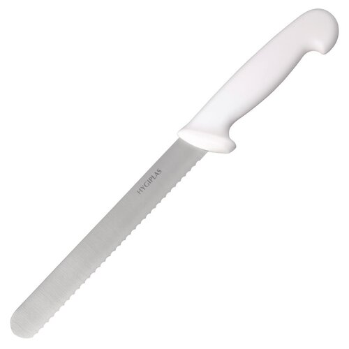 Hygiplas Bread Knife White - 8"