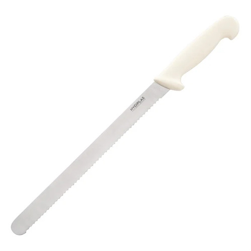 Hygiplas Slicer Serrated White - 12"